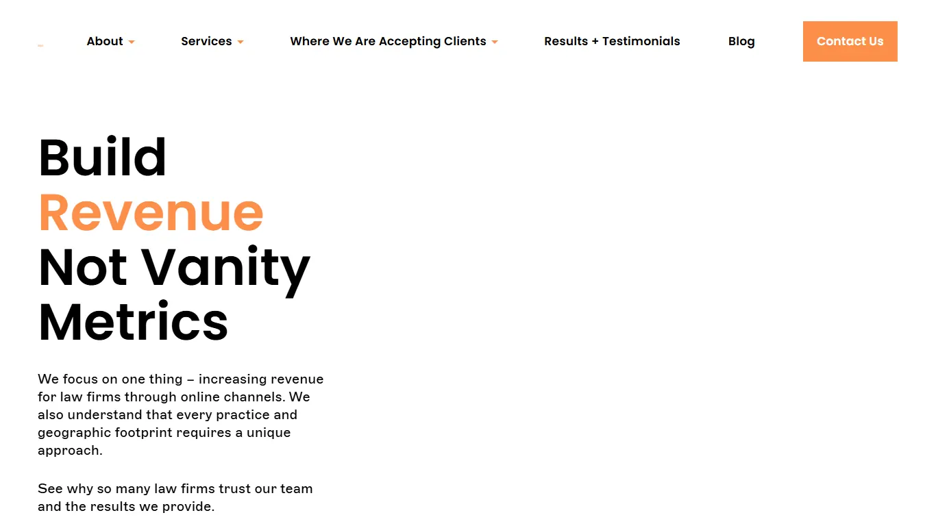 Majux homepage, an SEO agency in Philadelphia, PA