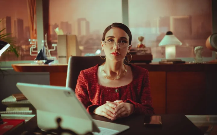 Website owner at a desk deciding whether to include or exclude a site from Google's generative AI features